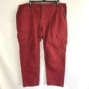 Mountain Hard Wear Womens Cargo Pants Maroon 16W Hiking Utility Gorpcore Trails